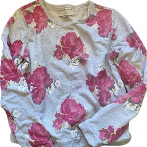 Loft floral sweatshirt